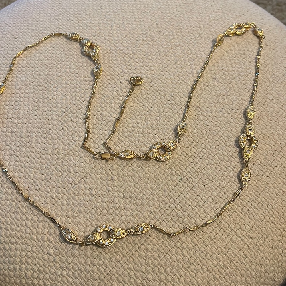 St. John gold chain belt